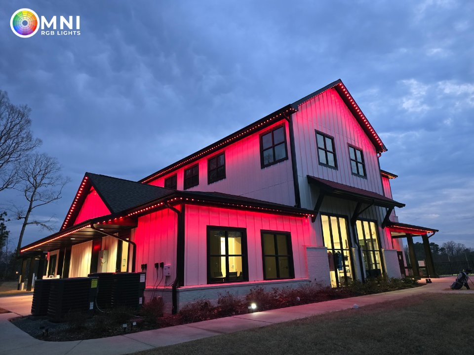 OmniRGB red single-color lighting — manufacturer product example