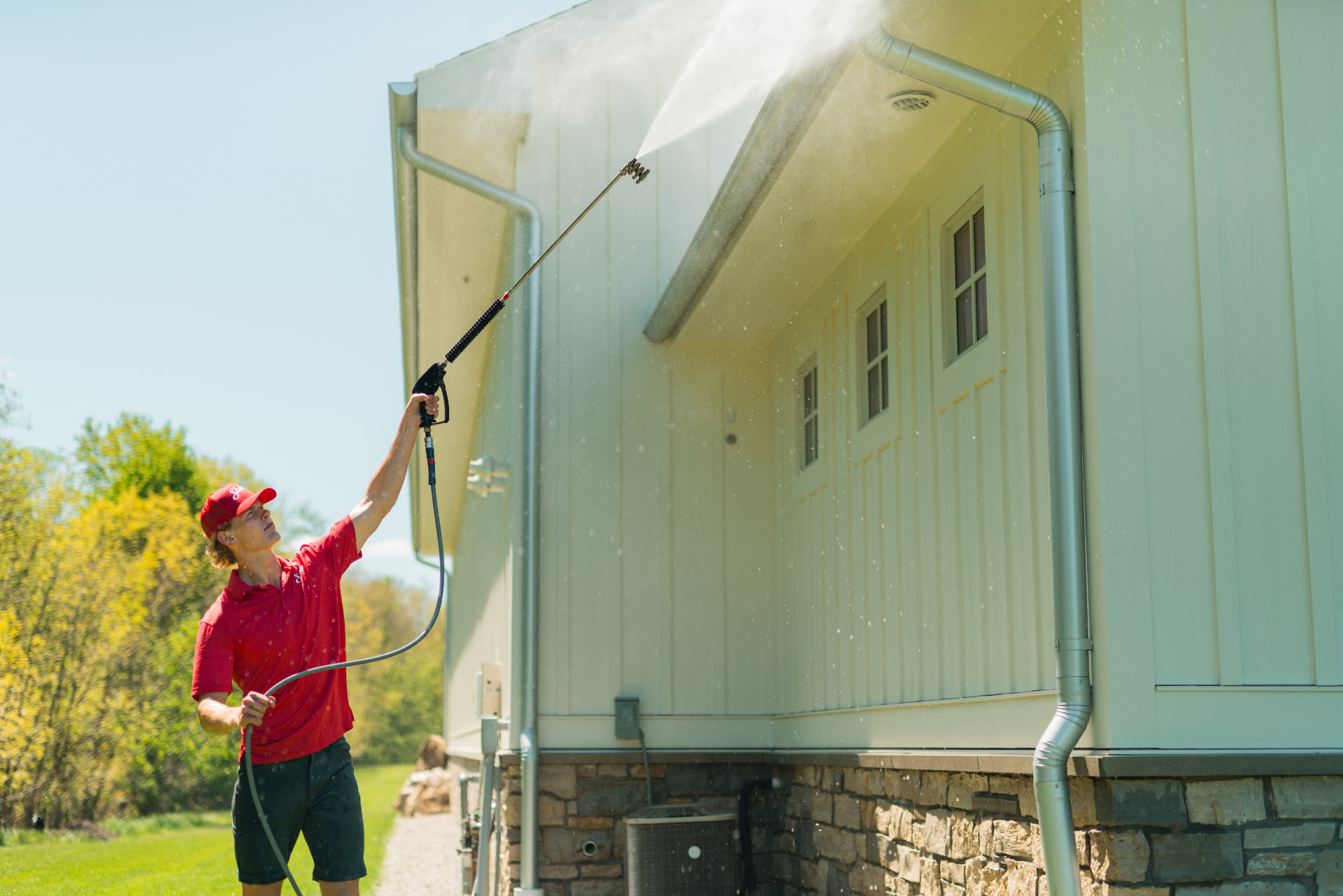 House Washing performed by Shine